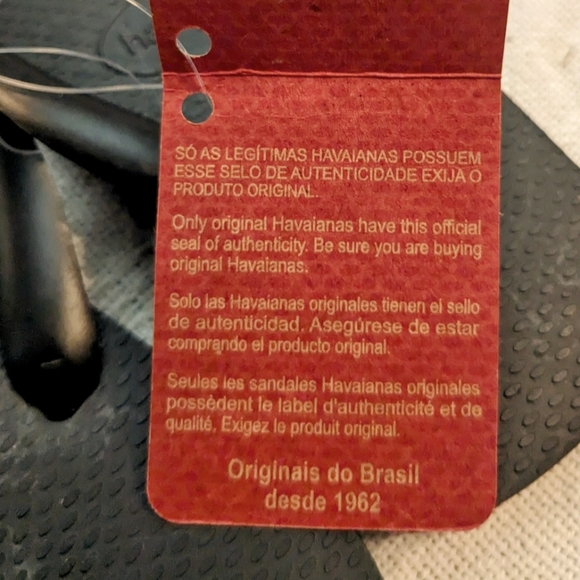 Havaianas Black Flip Flops - Picture 3 of 8